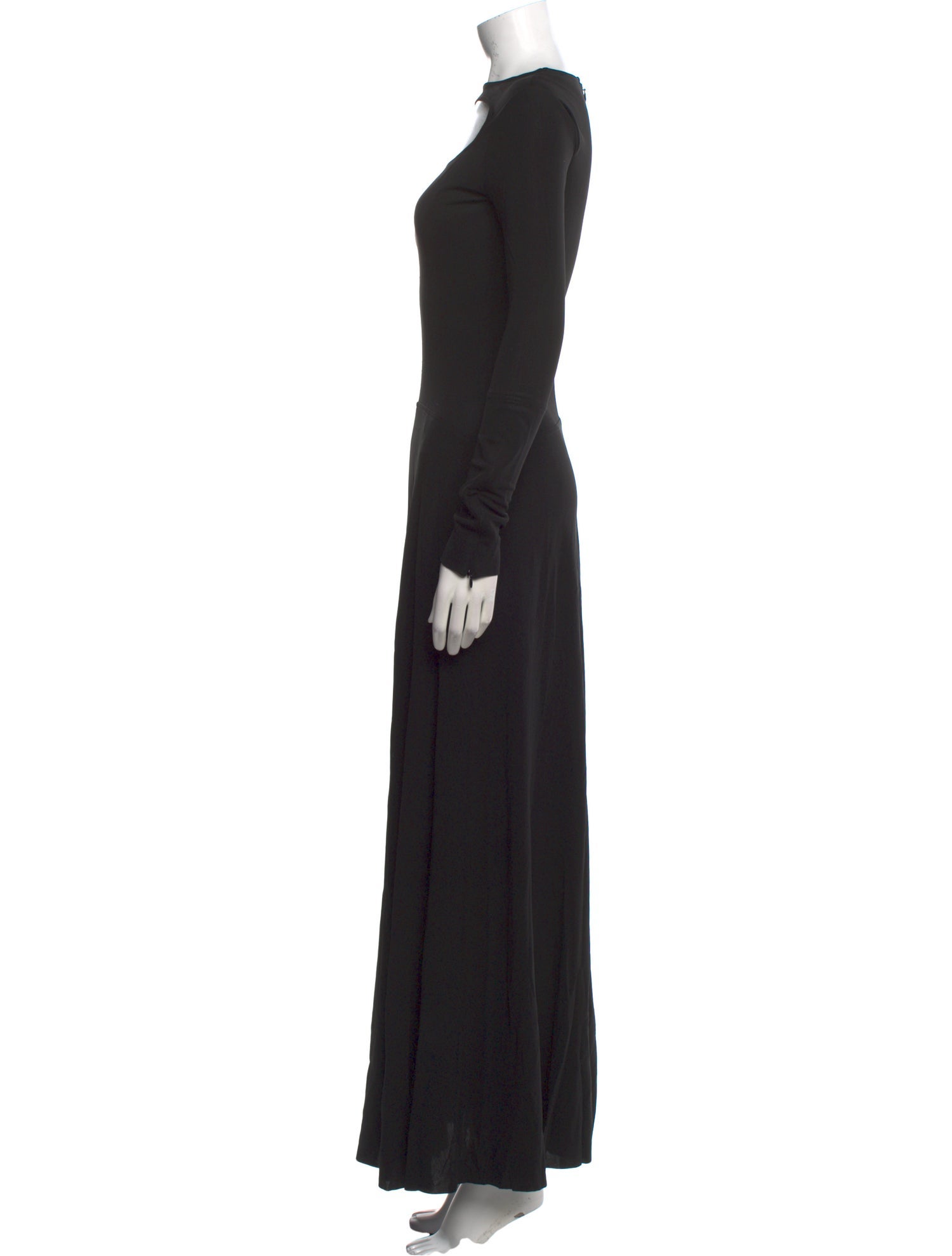 Victoria Beckham Bateau Neckline Long Dress