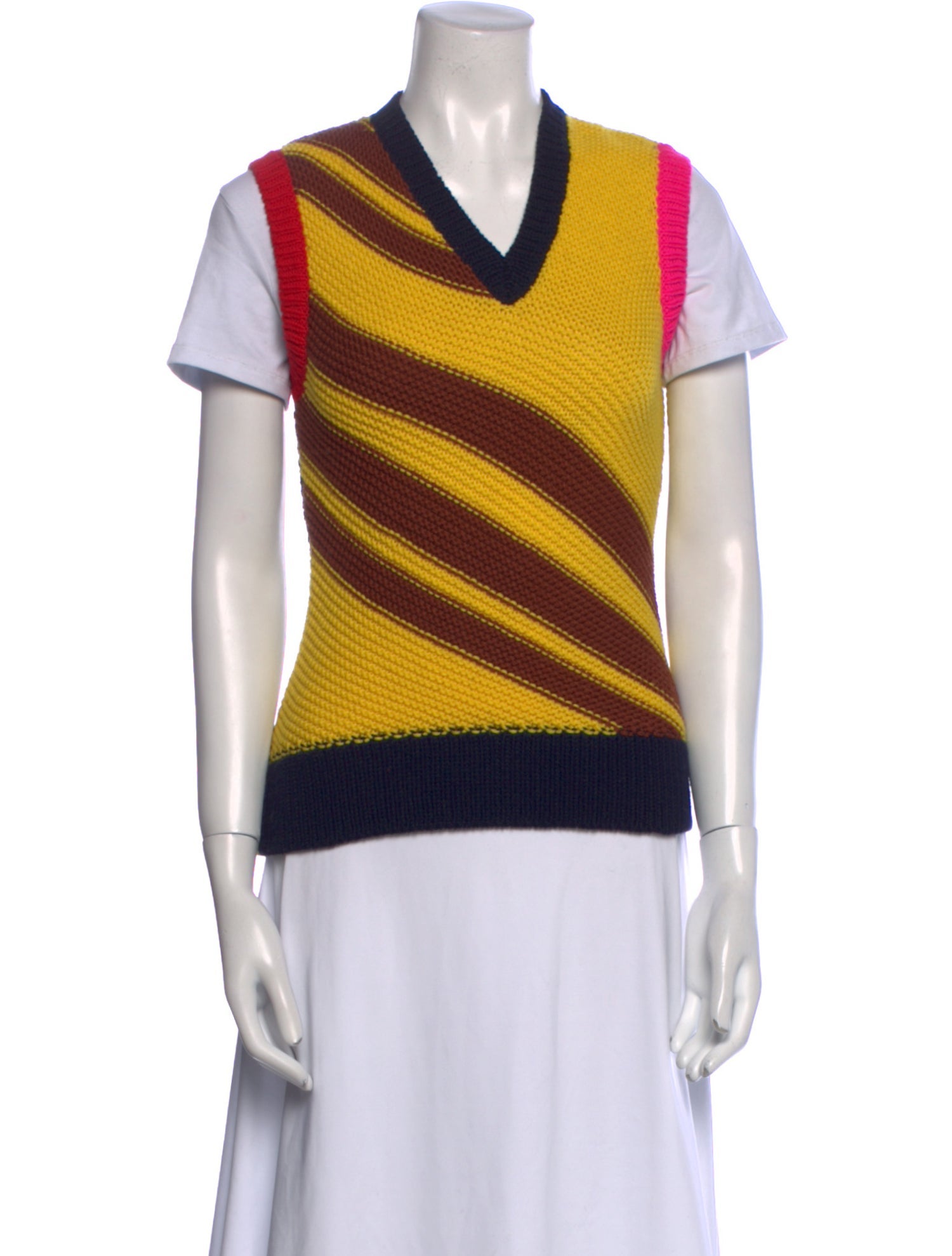 Victoria Beckham Wool Striped Sweater