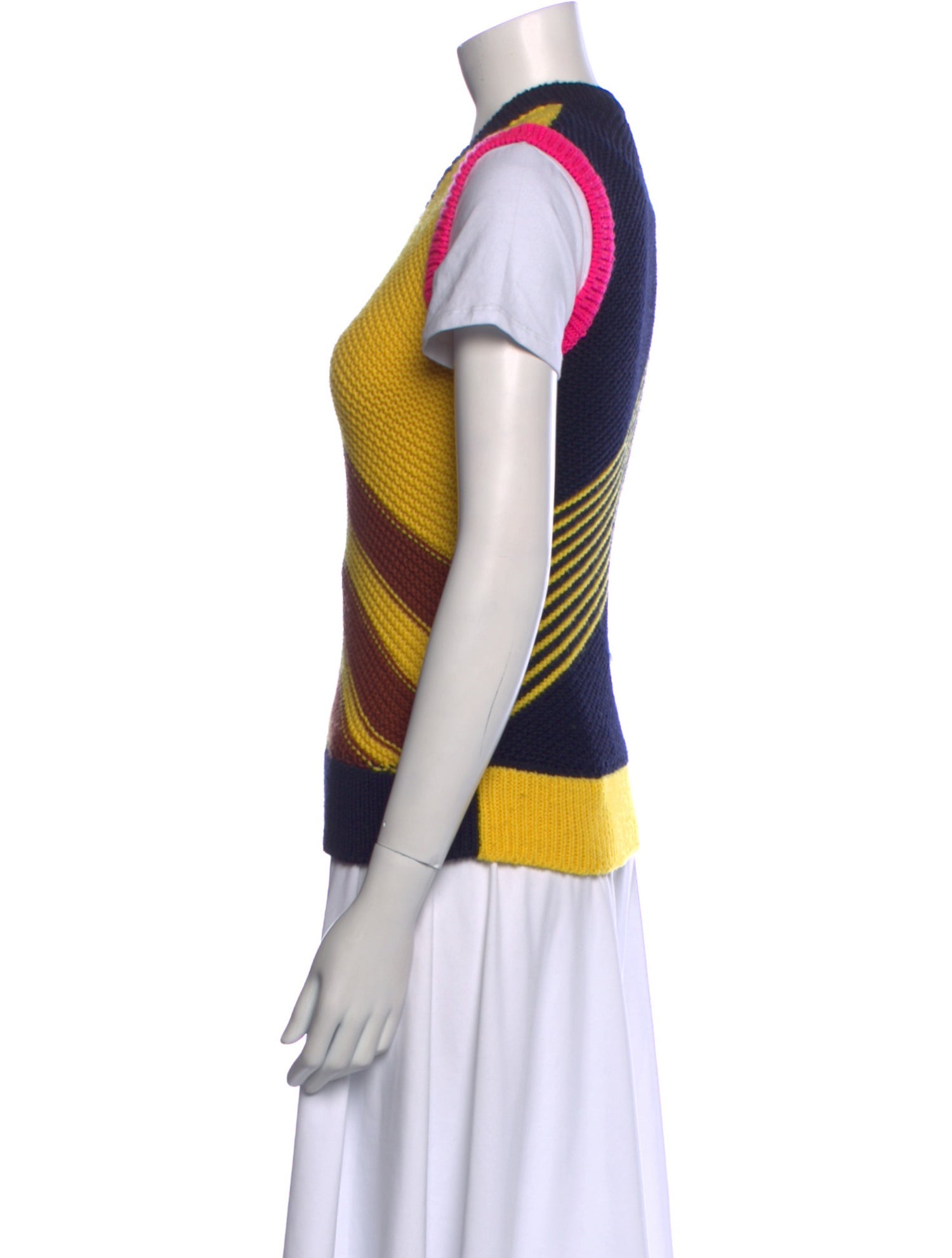 Victoria Beckham Wool Striped Sweater