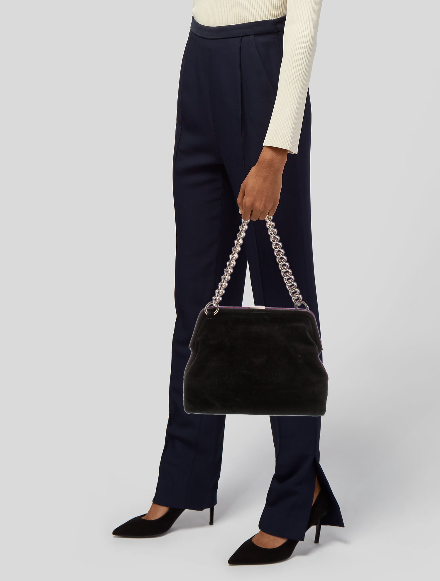 Victoria Beckham Suede Shoulder Bag