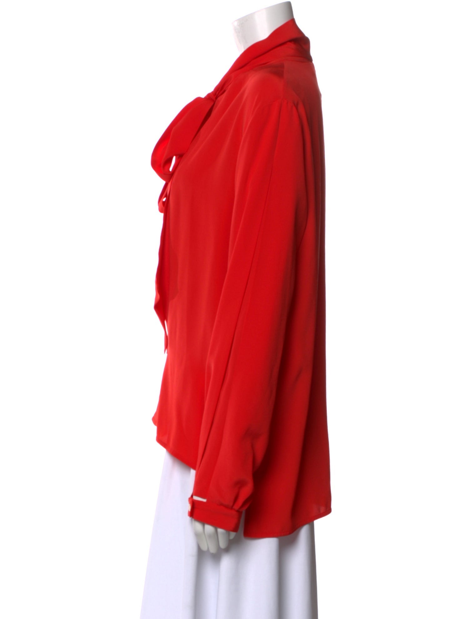 Victoria Beckham V-Neck Long Sleeve Blouse