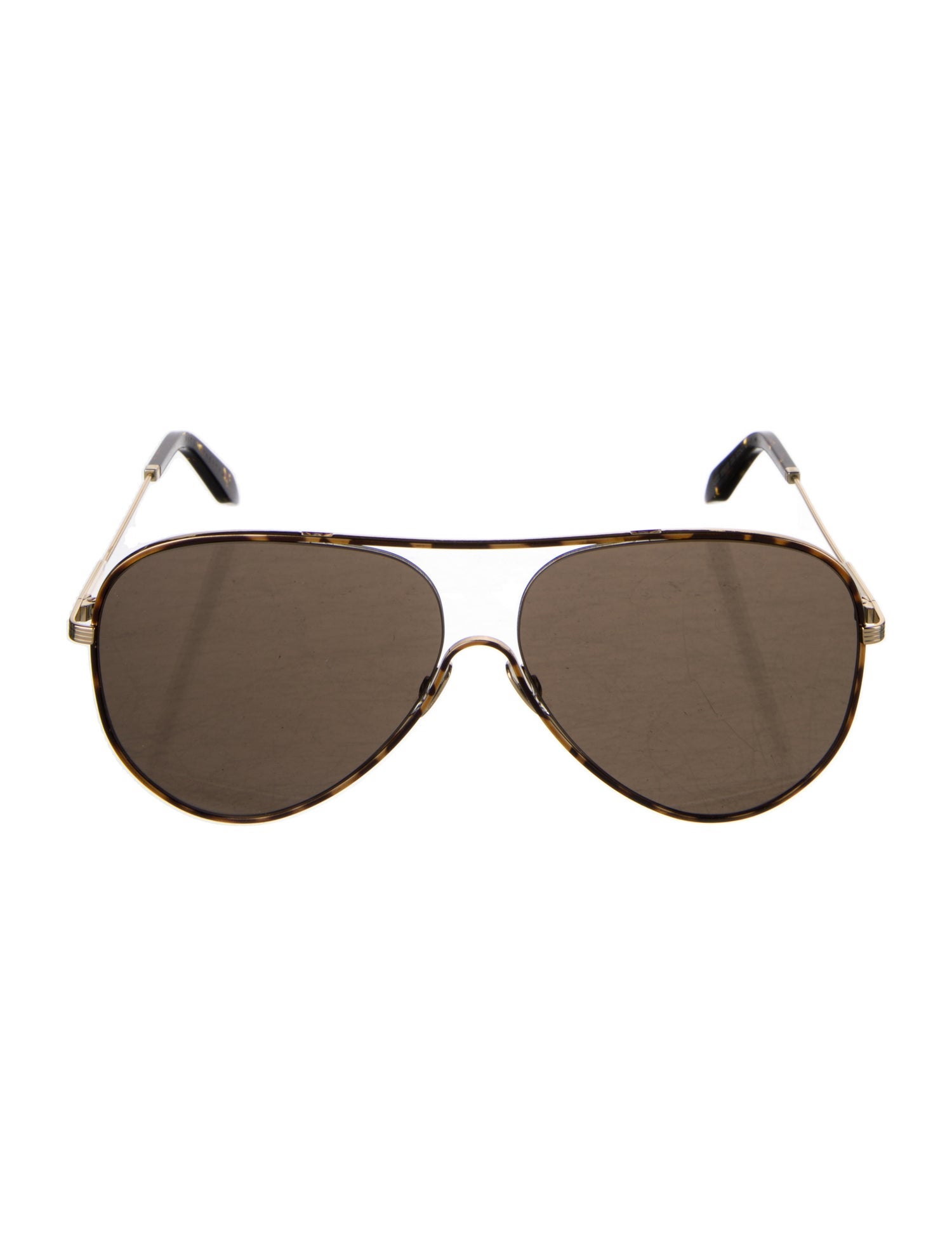 Victoria Beckham Aviator Tinted Sunglasses