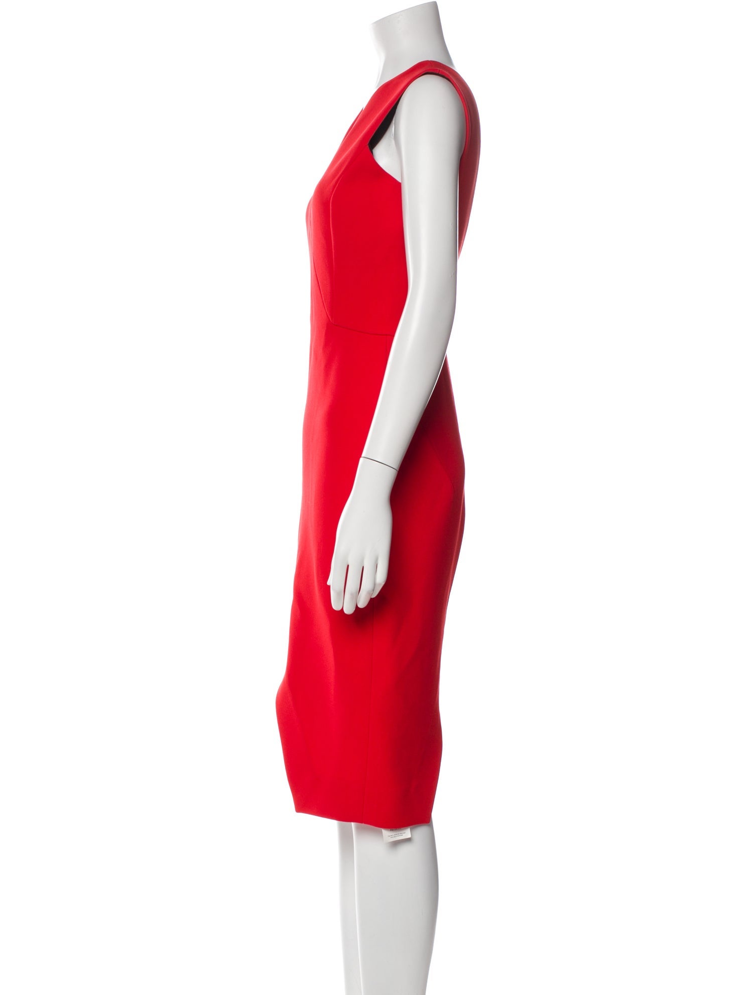 Victoria Beckham V-Neck Midi Length Dress