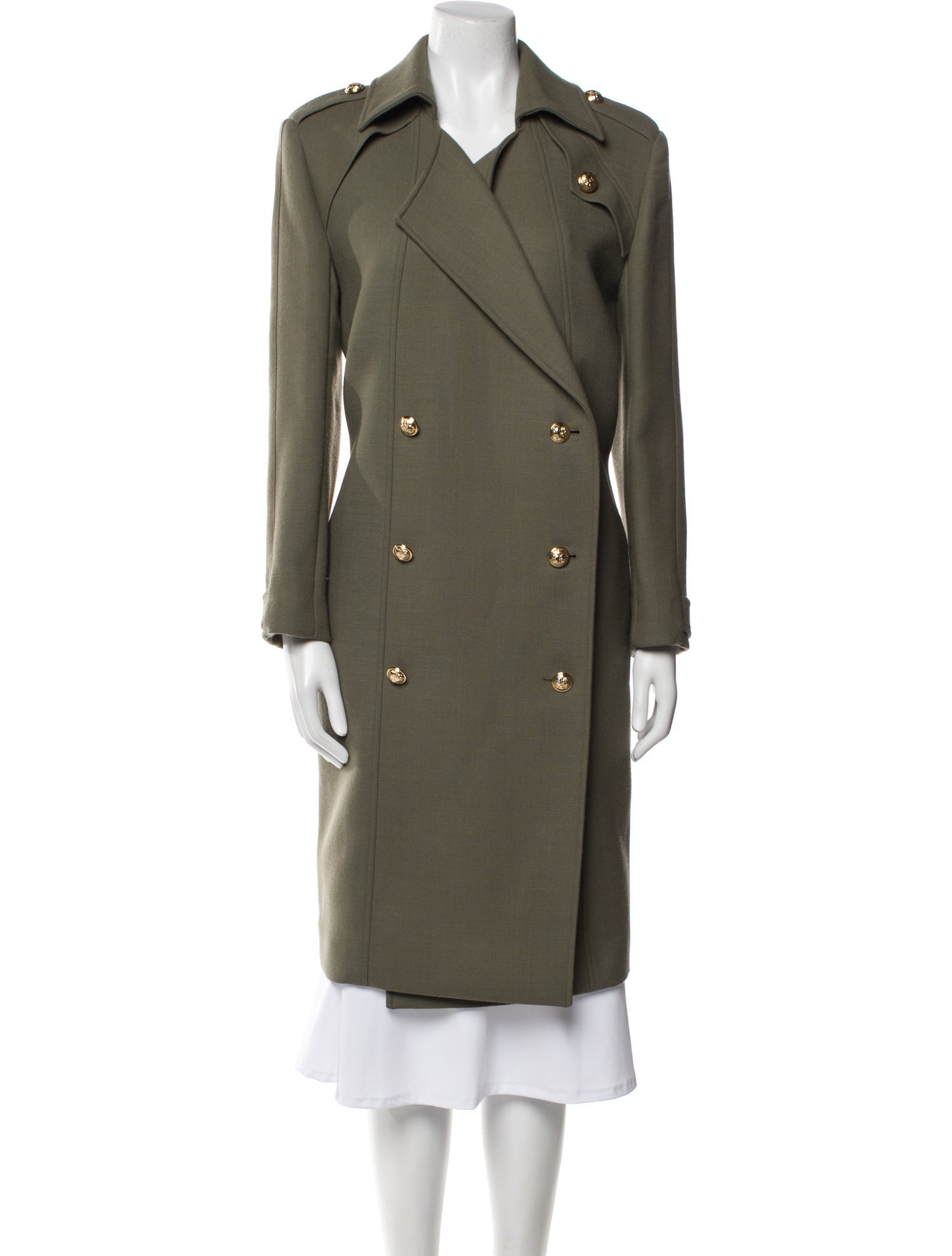 Victoria Beckham Wool Trench Coat