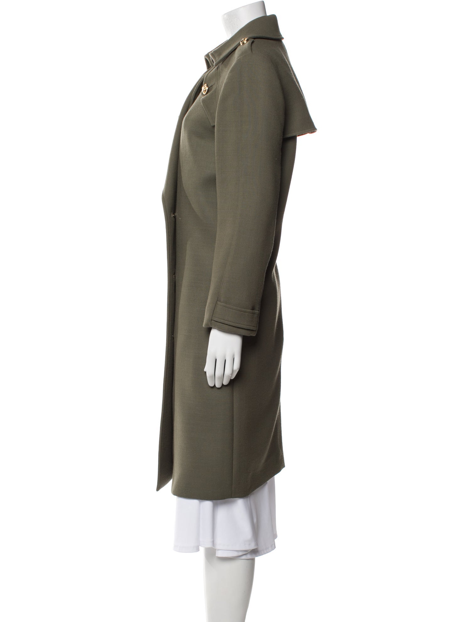 Victoria Beckham Wool Trench Coat