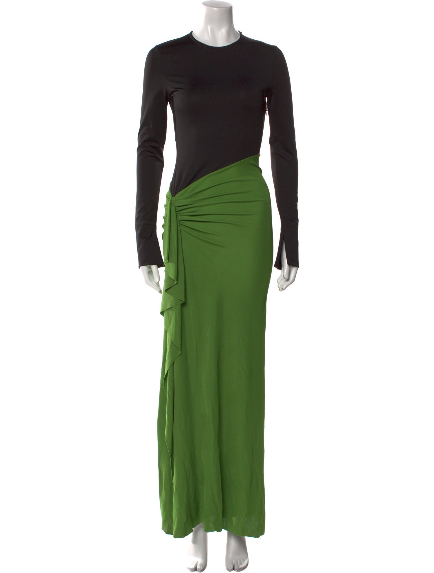 Victoria Beckham Crew Neck Long Dress