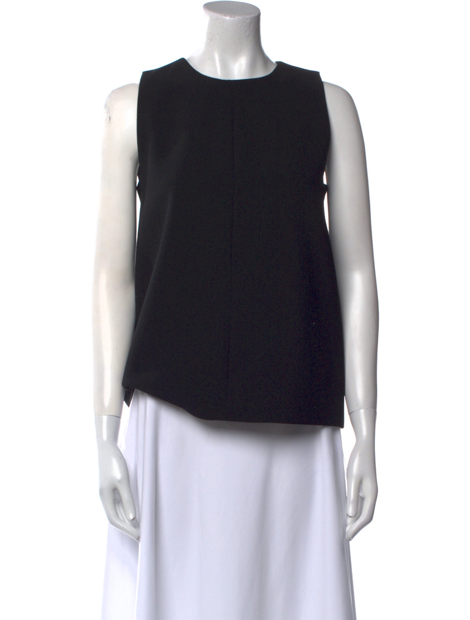 Victoria Beckham Crew Neck Sleeveless Top