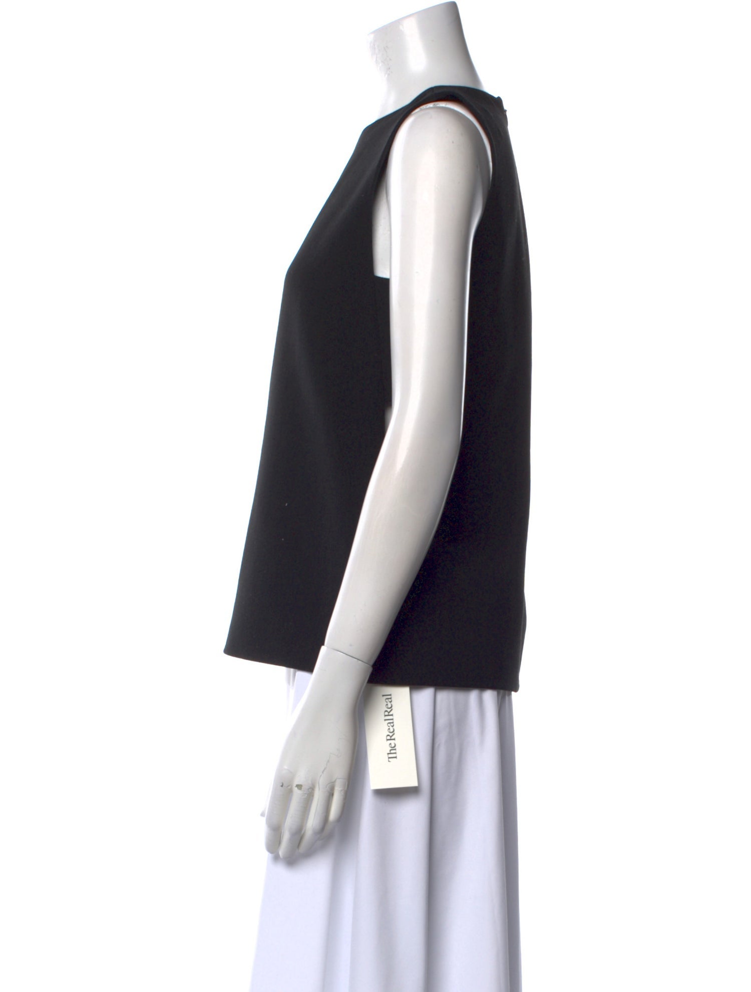 Victoria Beckham Crew Neck Sleeveless Top