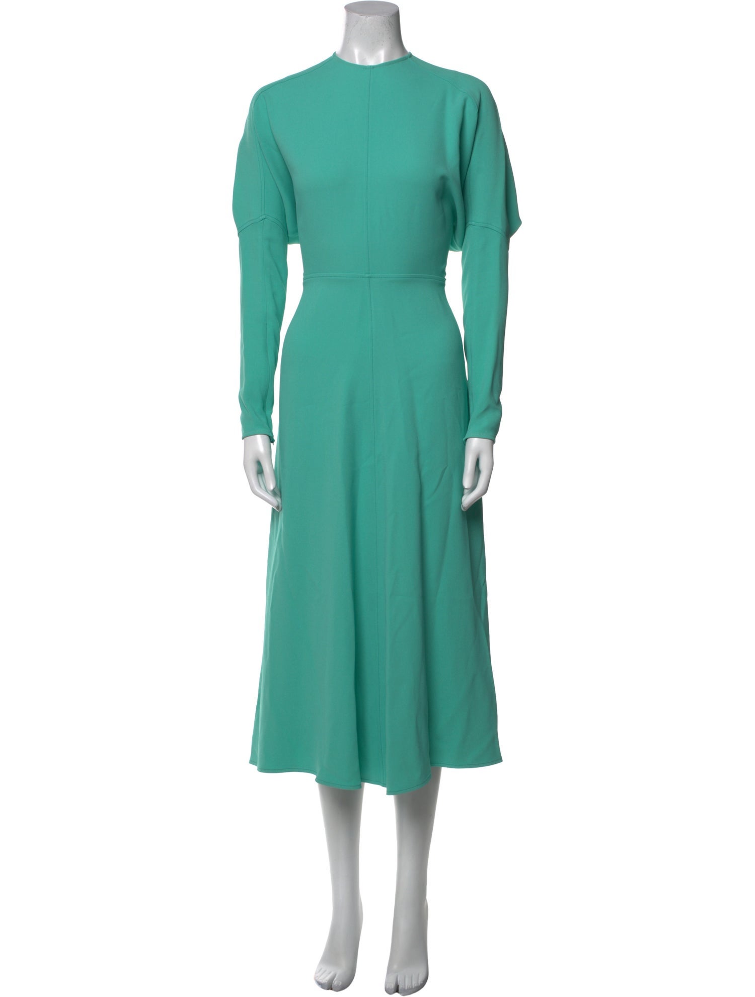 Victoria Beckham Crew Neck Long Dress