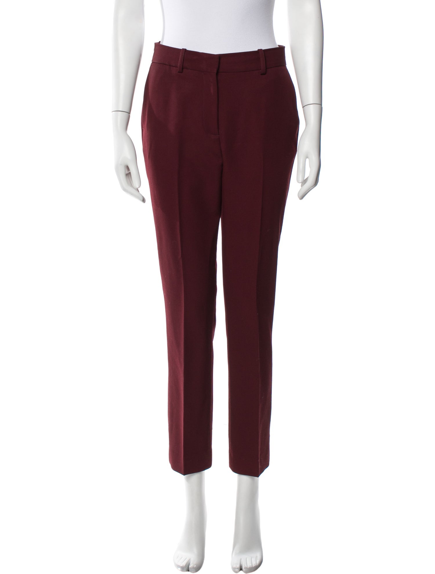 Victoria Beckham Wool Straight Leg Pants