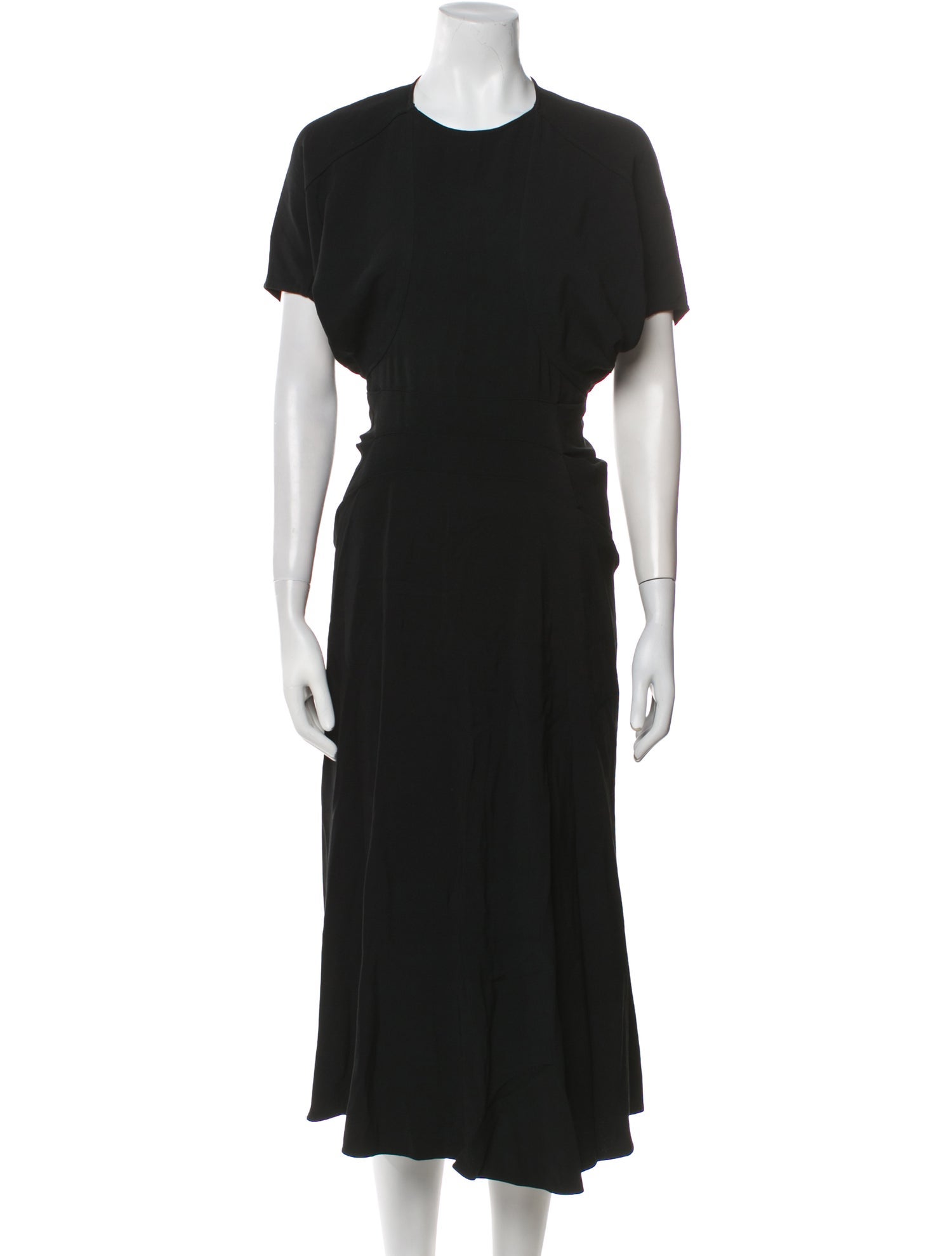 Victoria Beckham Crew Neck Long Dress