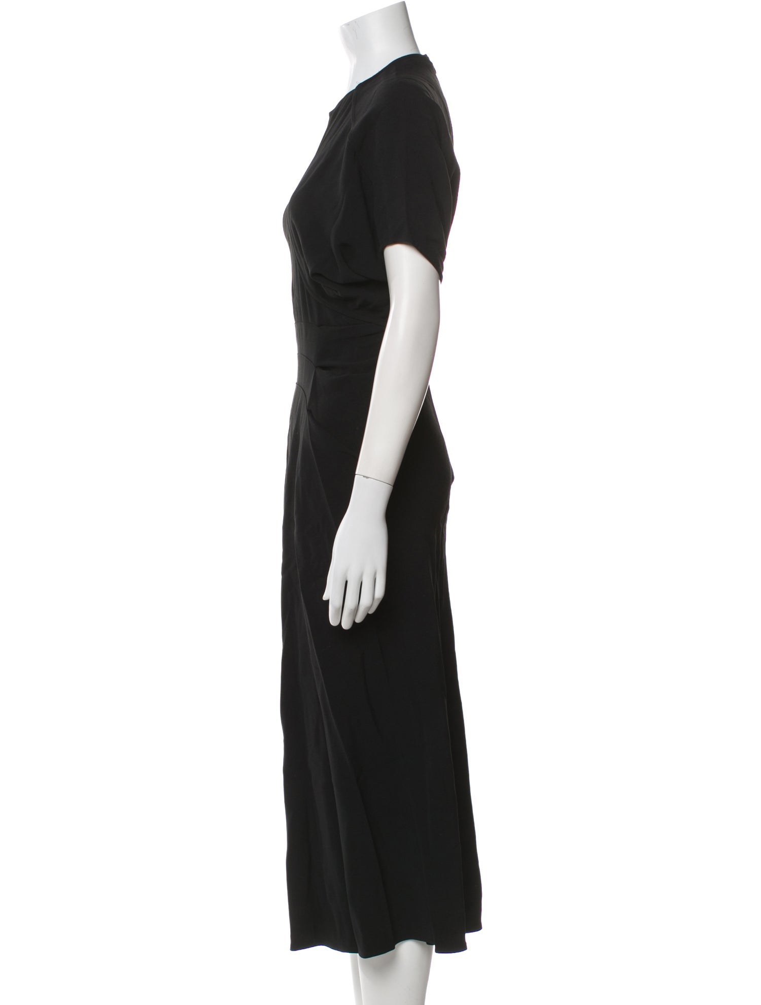 Victoria Beckham Crew Neck Long Dress