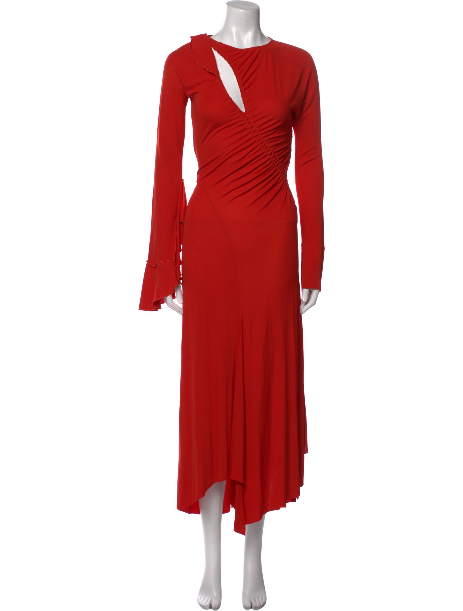 Victoria Beckham V-Neck Long Dress