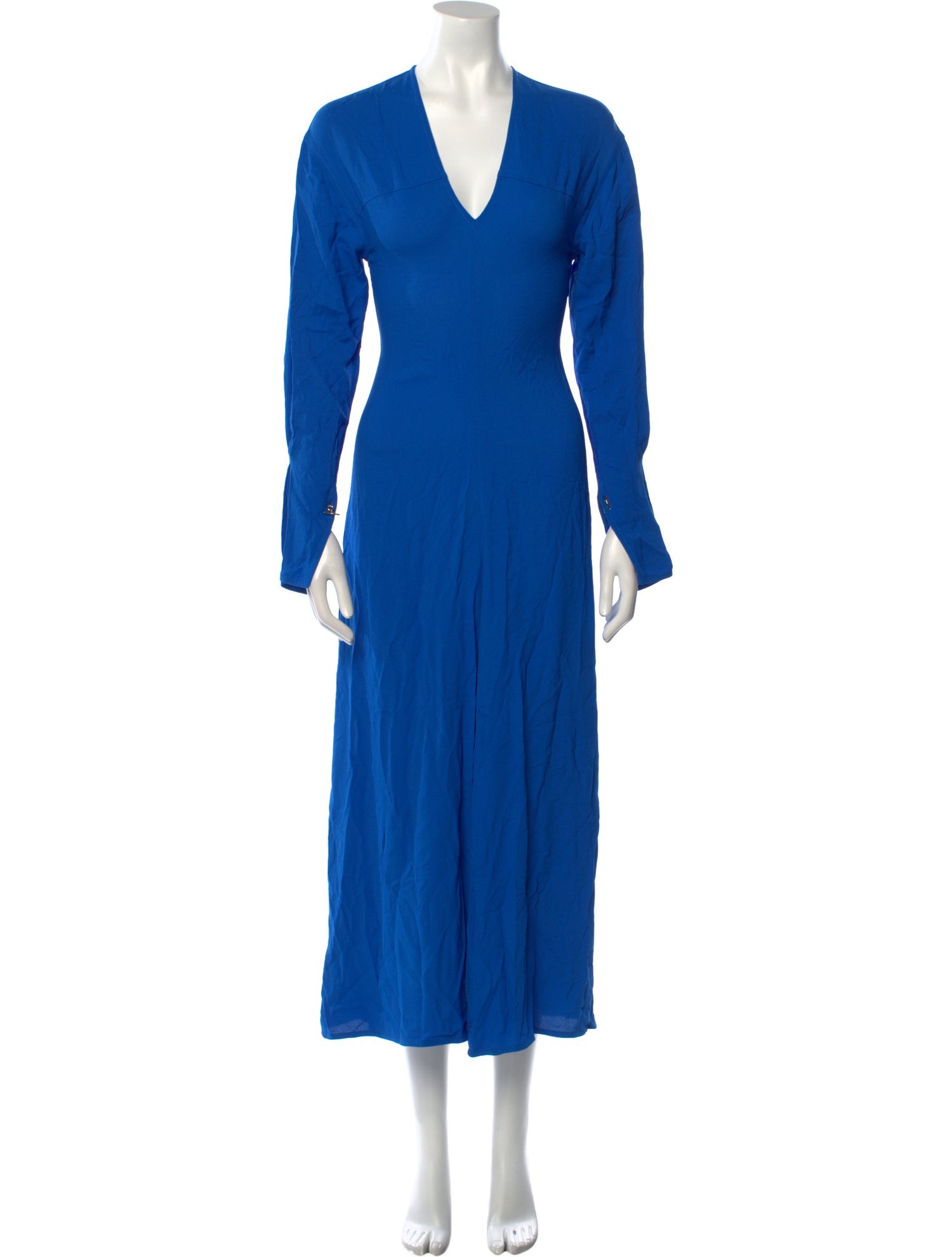 Victoria Beckham V-Neck Long Dress w/ Tags