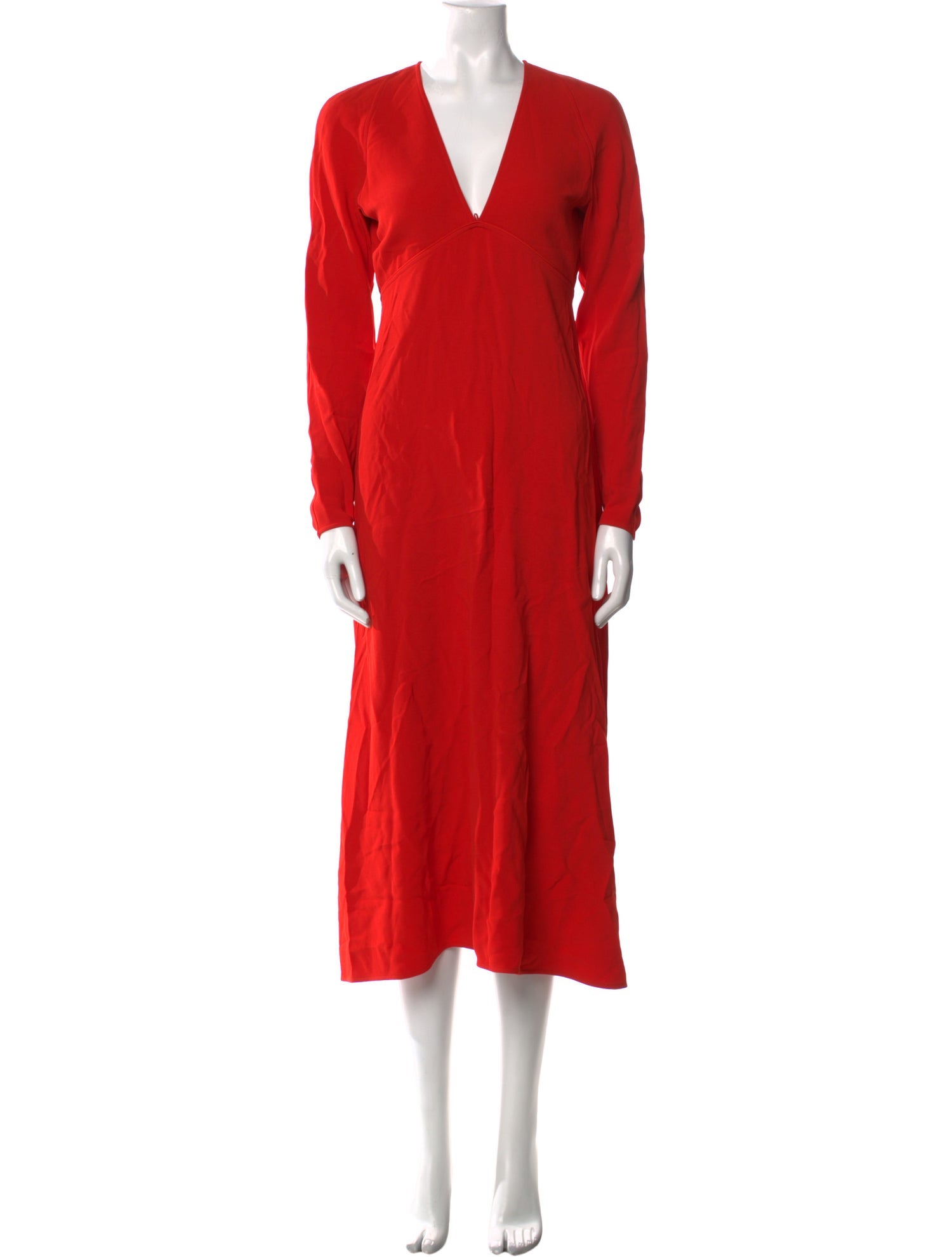 Victoria Beckham V-Neck Long Dress