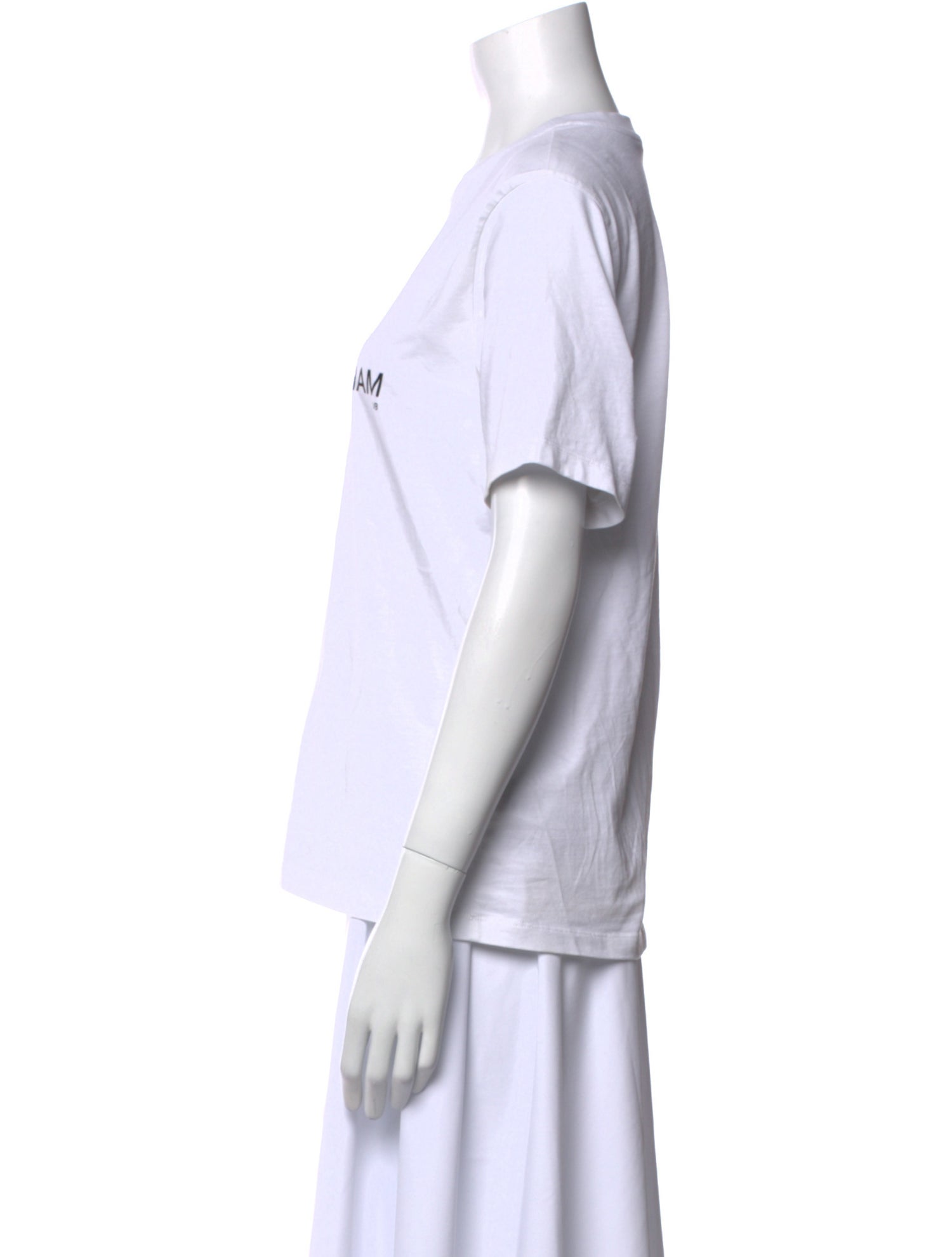 Victoria Beckham Graphic Print Crew Neck T-Shirt