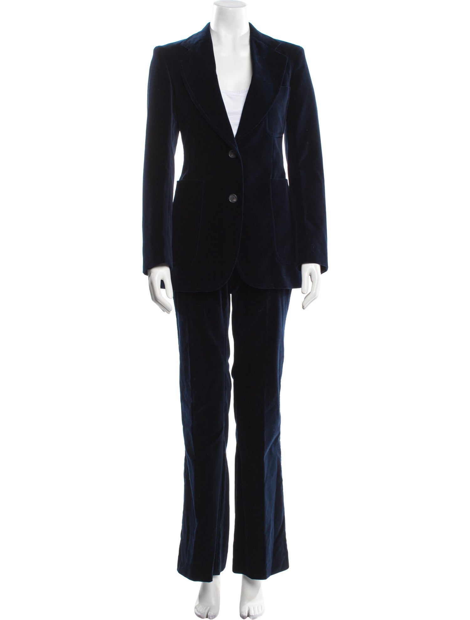Victoria Beckham Velvet Pantsuit