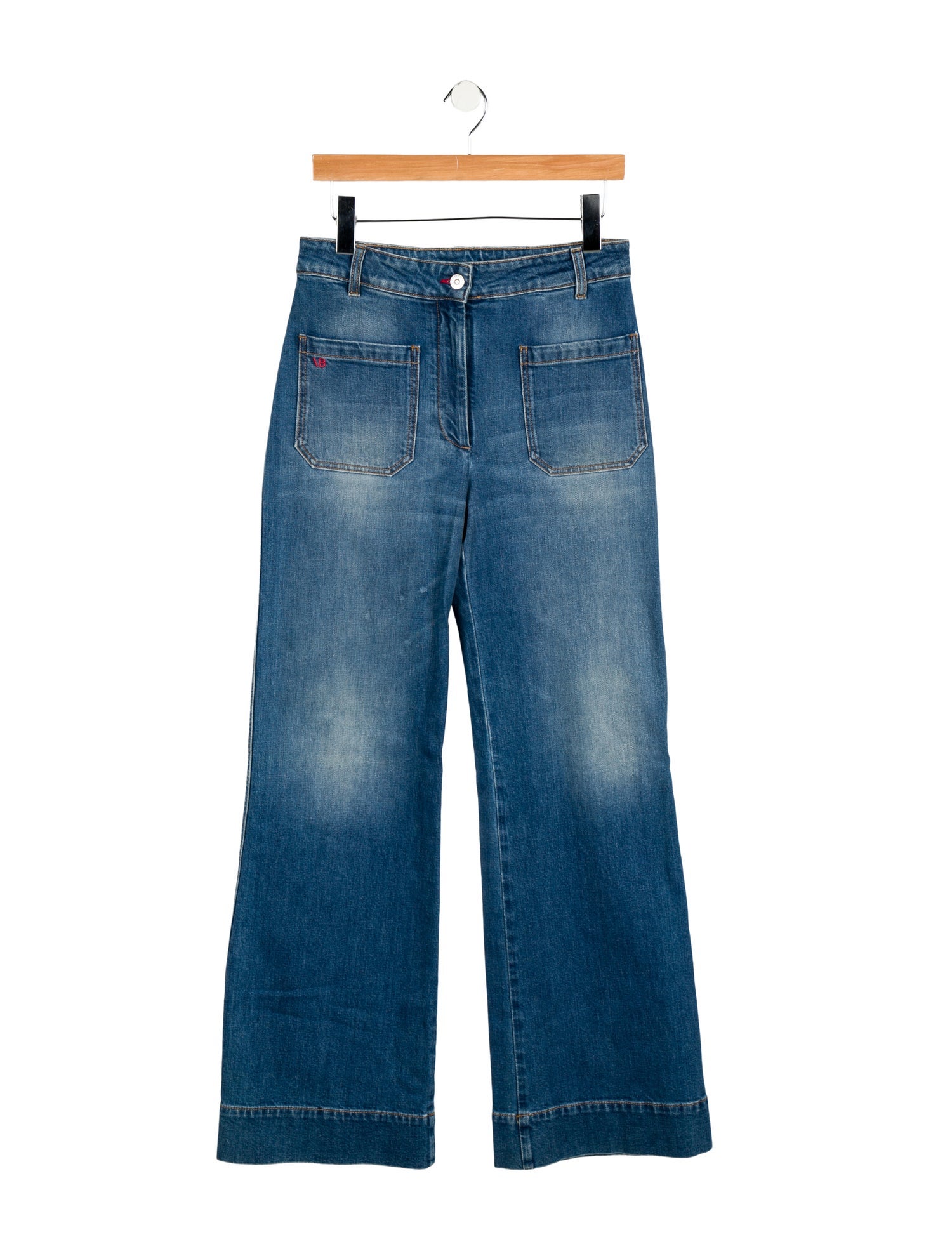 Victoria Beckham High-Rise Wide Leg Jeans