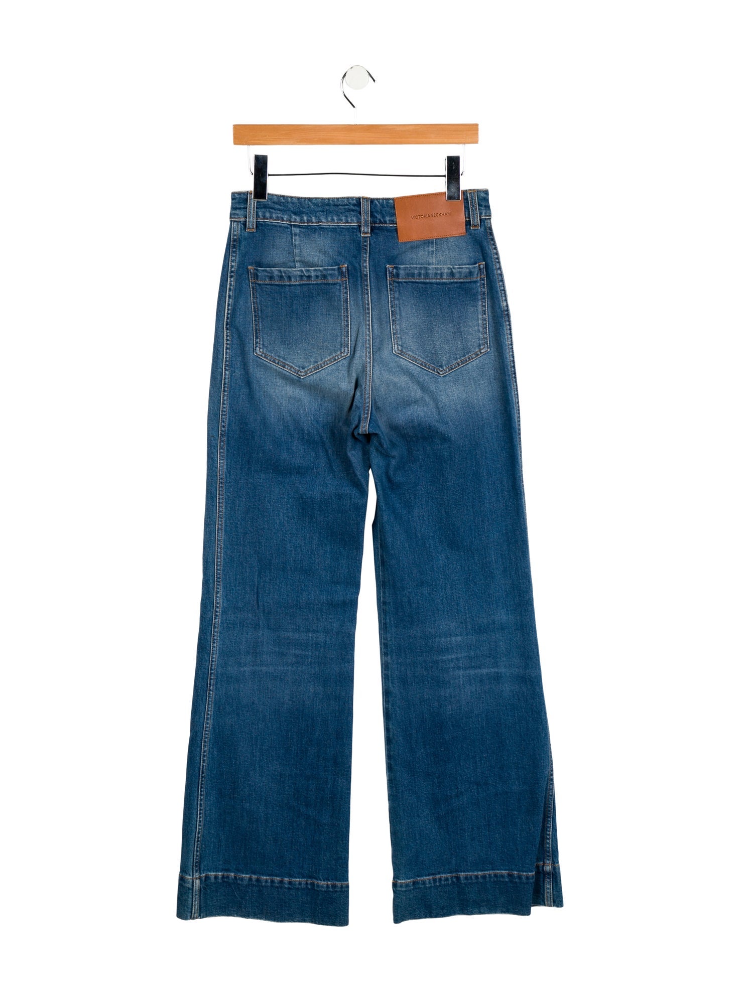 Victoria Beckham High-Rise Wide Leg Jeans