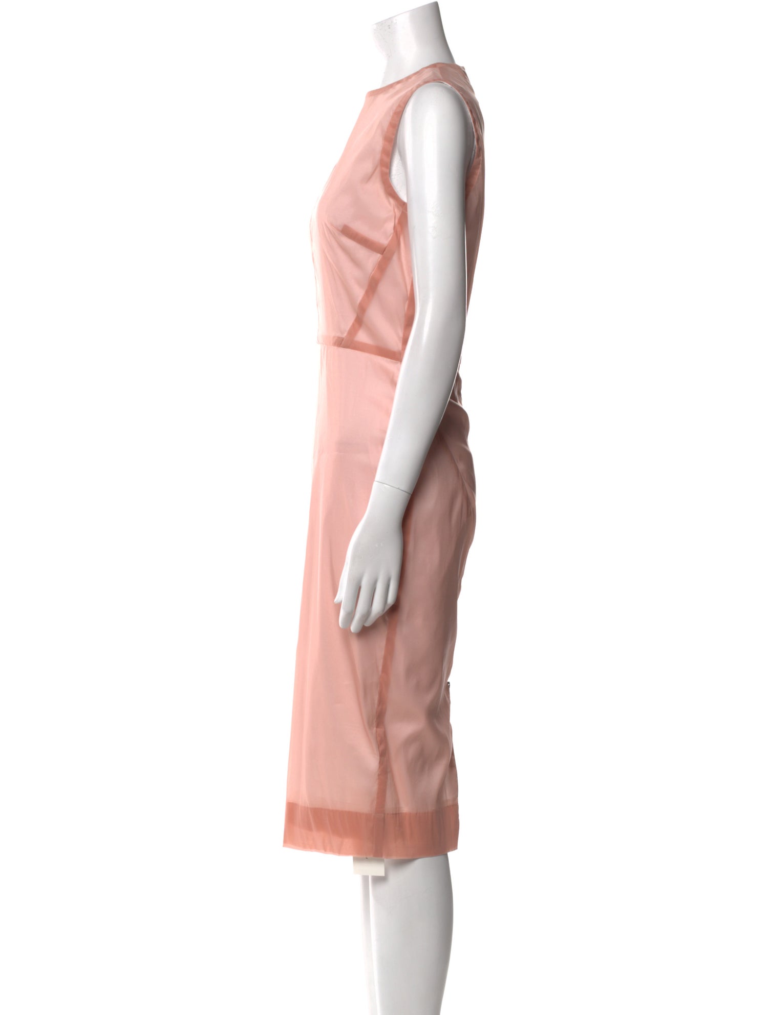 Victoria Beckham Silk Midi Length Dress