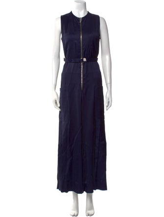 Victoria Beckham Crew Neck Jumpsuit