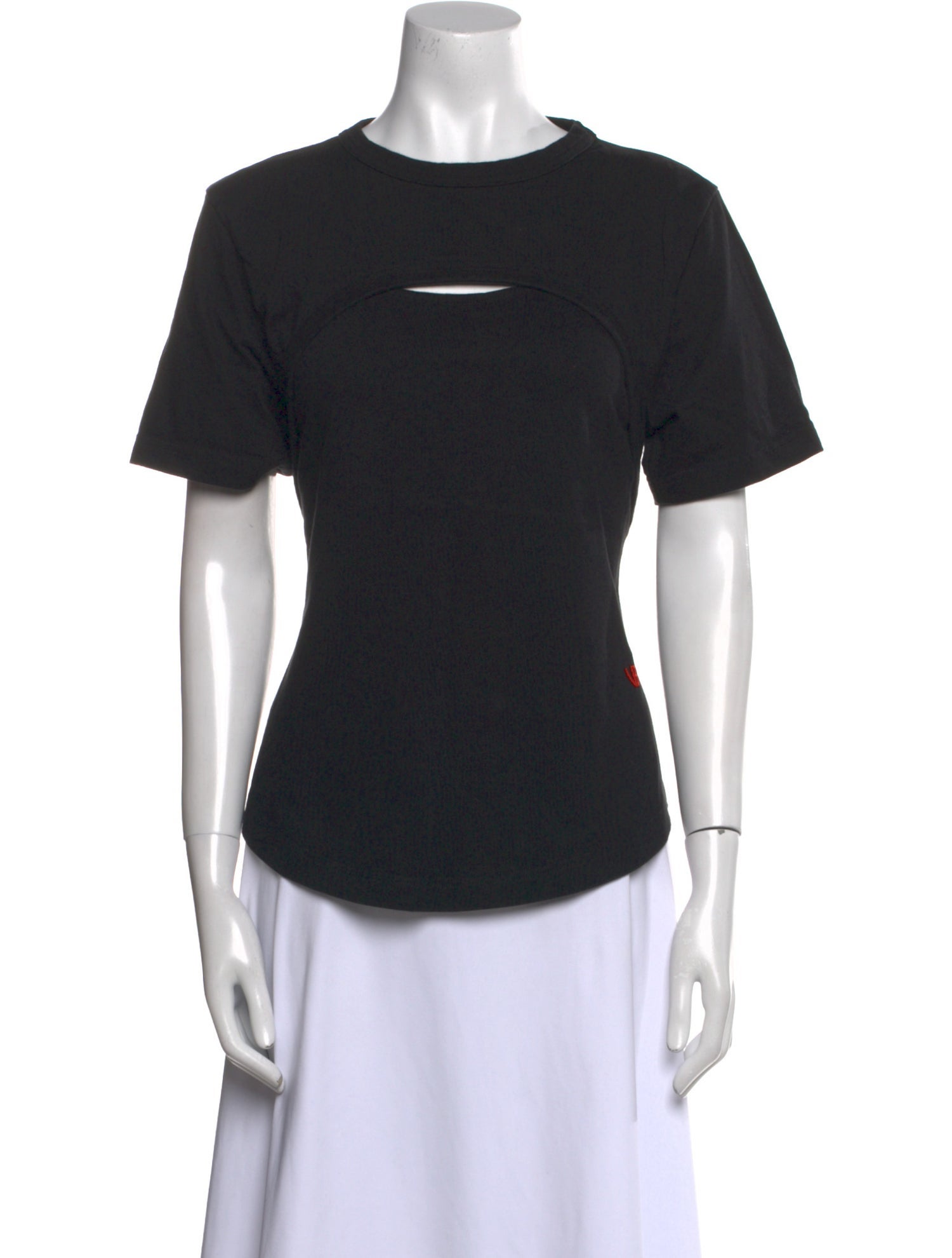 Victoria Beckham Crew Neck Short Sleeve T-Shirt