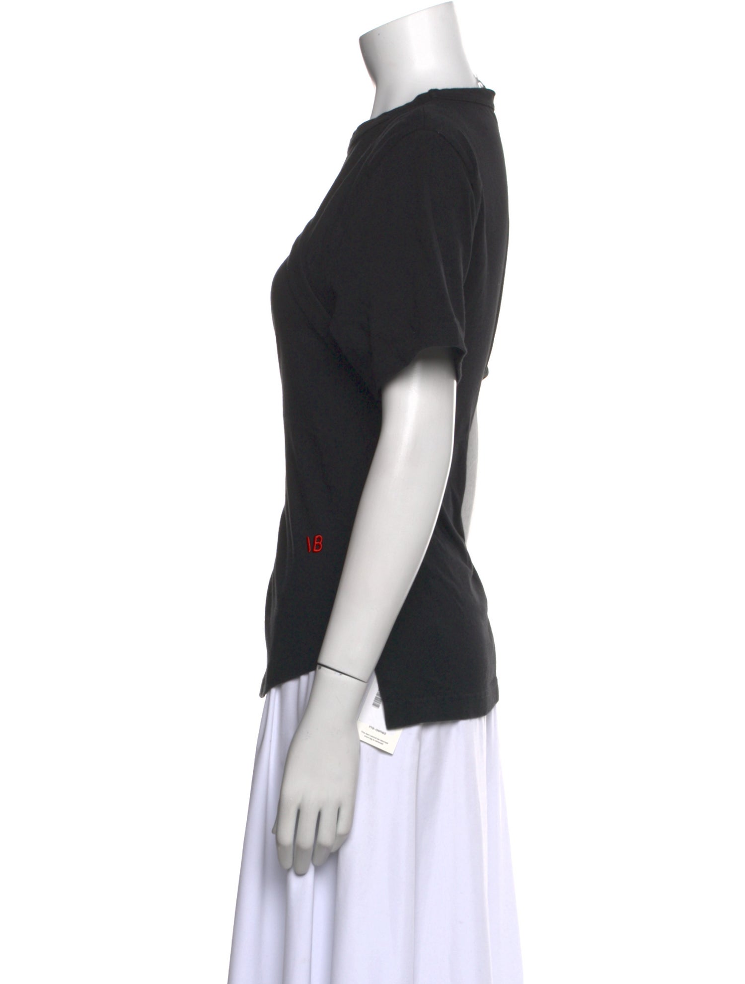 Victoria Beckham Crew Neck Short Sleeve T-Shirt