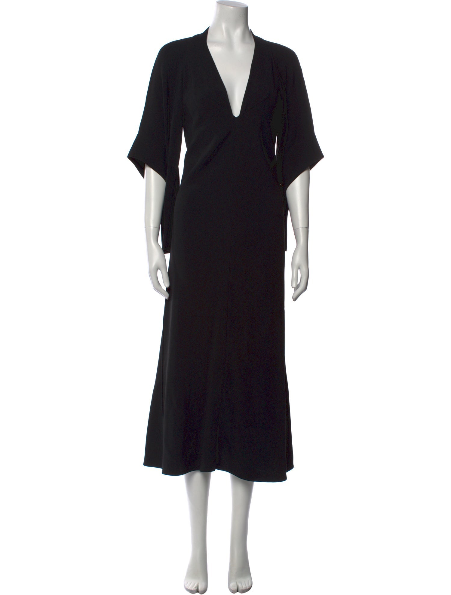 Victoria Beckham V-Neck Long Dress