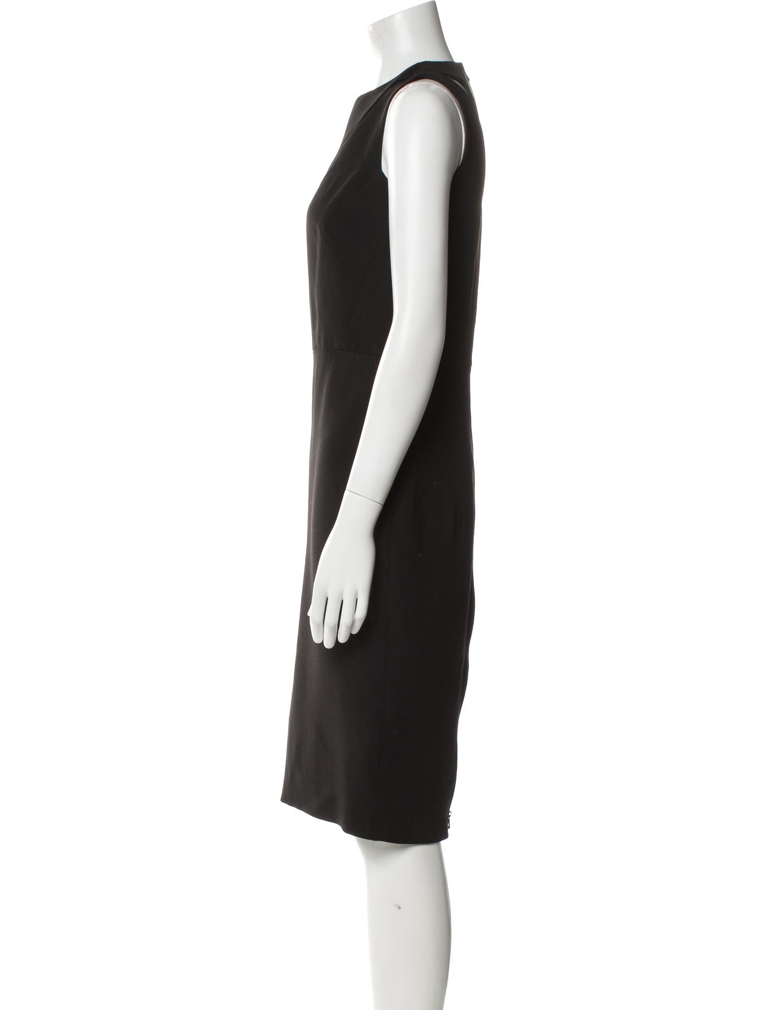 Victoria Beckham Wool Midi Length Dress