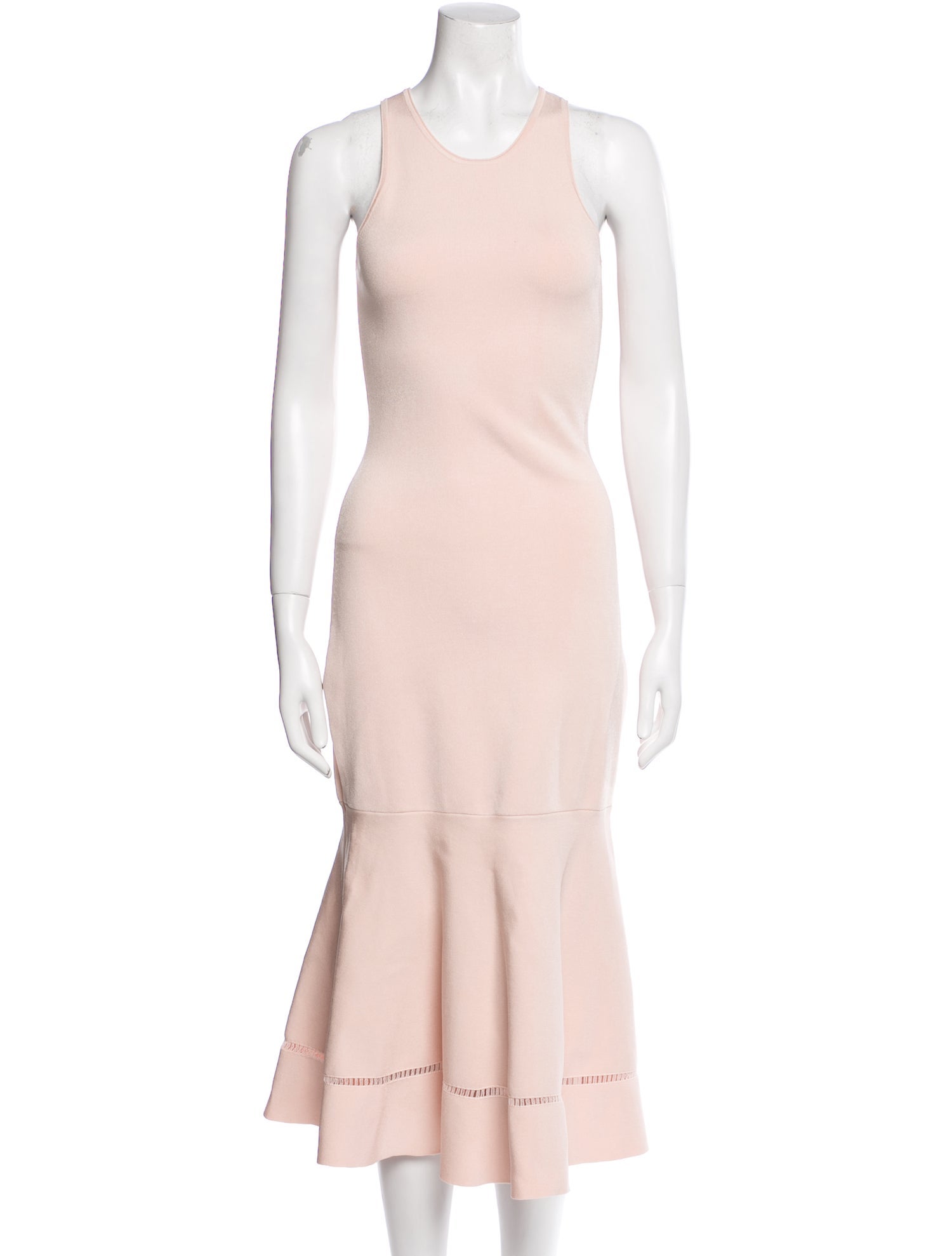 Victoria Beckham Scoop Neck Midi Length Dress w/ Tags