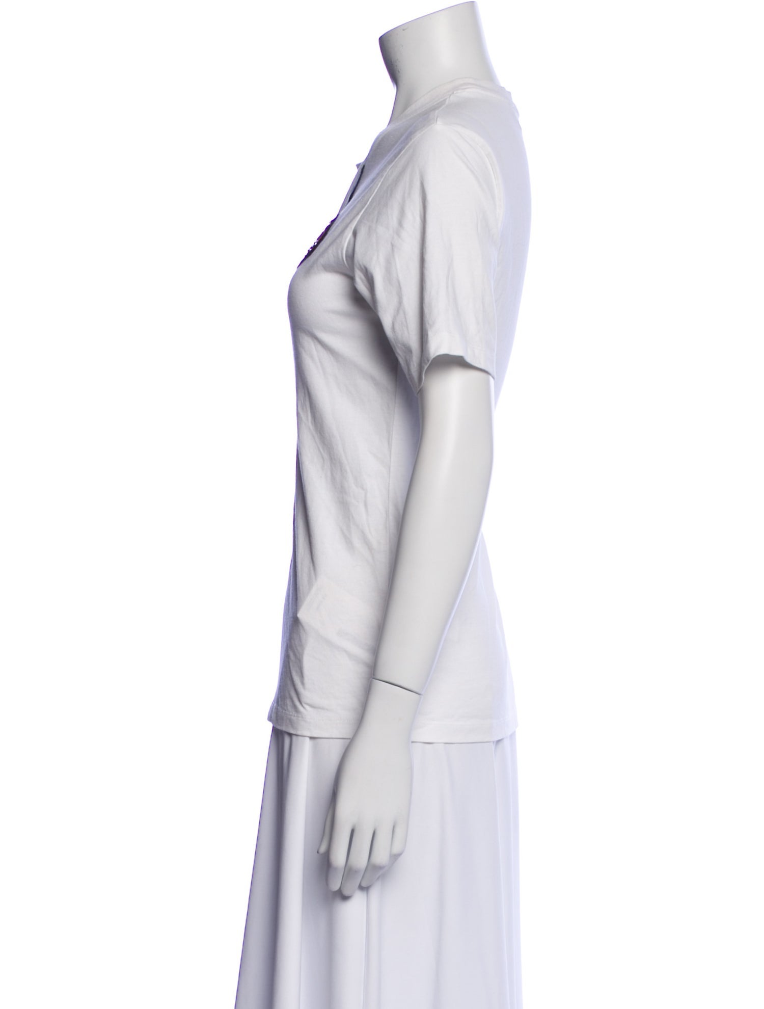 Victoria Beckham Graphic Print Crew Neck T-Shirt