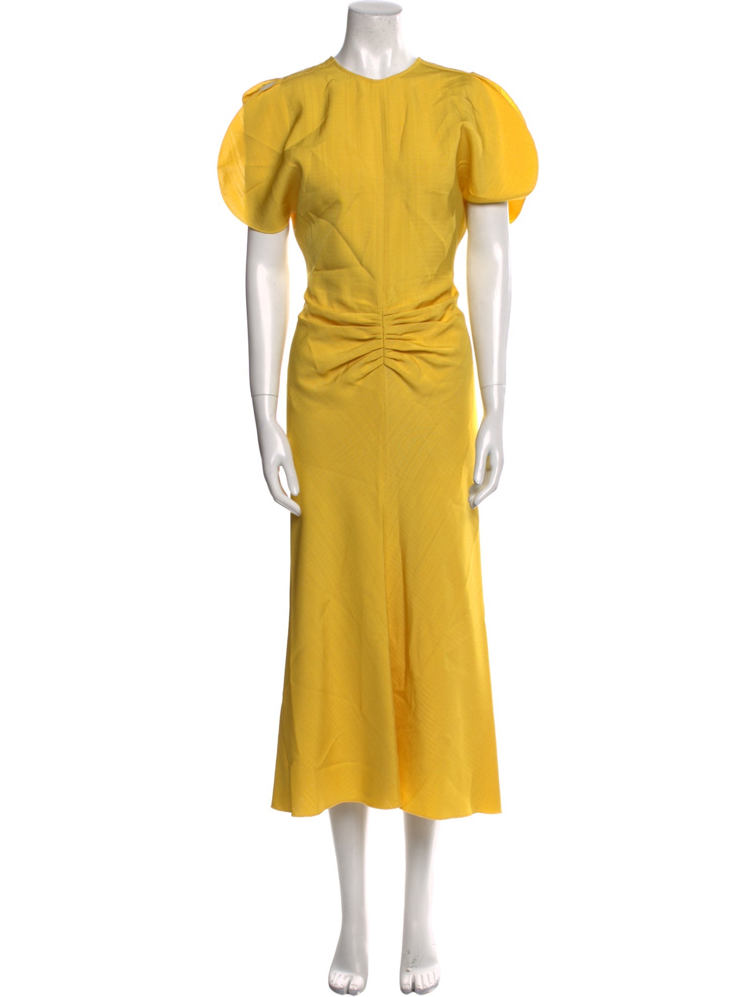 Victoria Beckham Crew Neck Long Dress