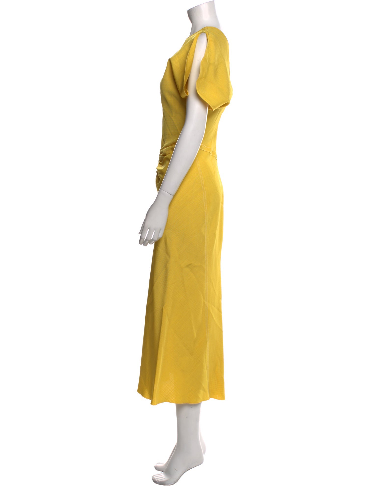 Victoria Beckham Crew Neck Long Dress