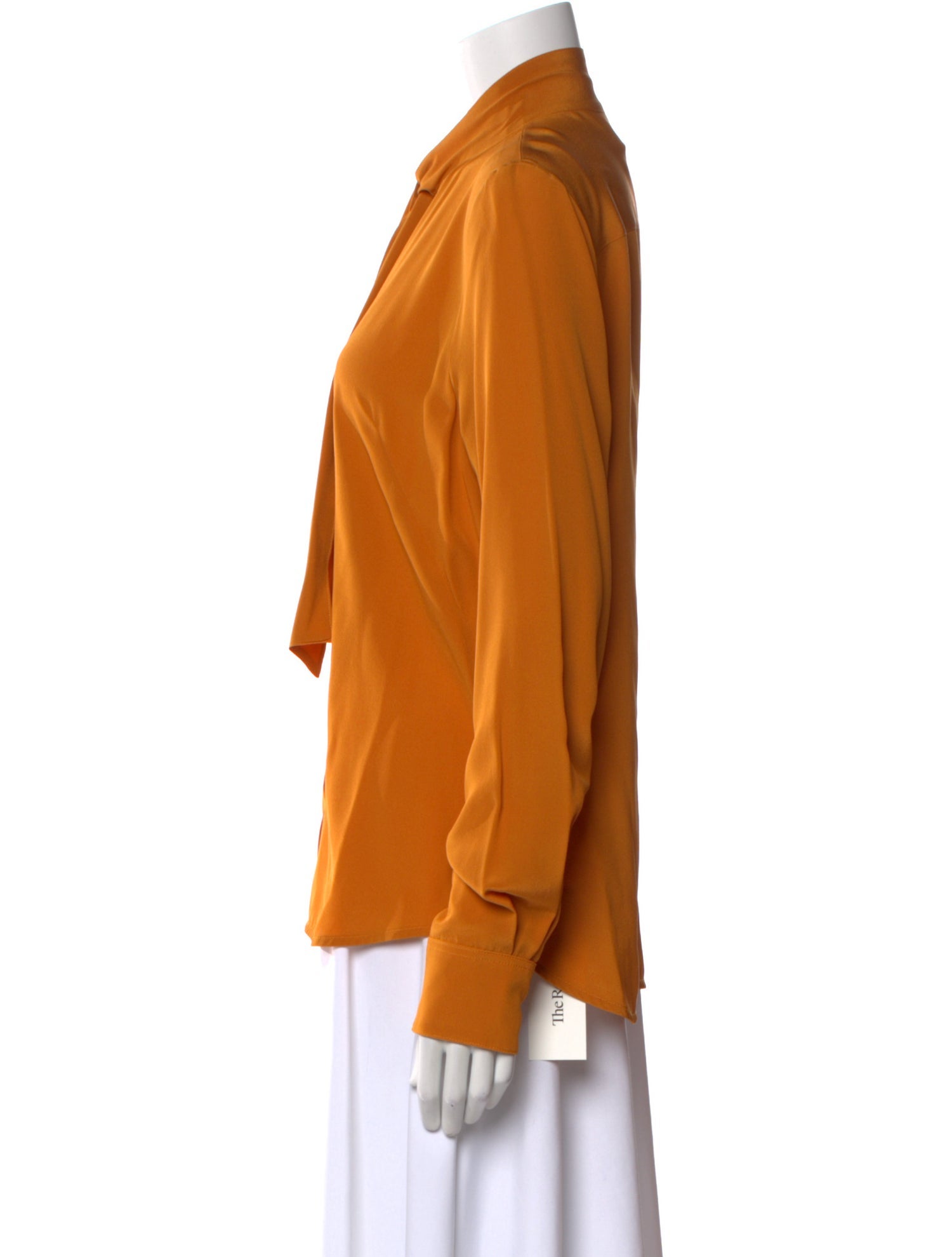 Victoria Beckham Silk Mock Neck Blouse w/ Tags