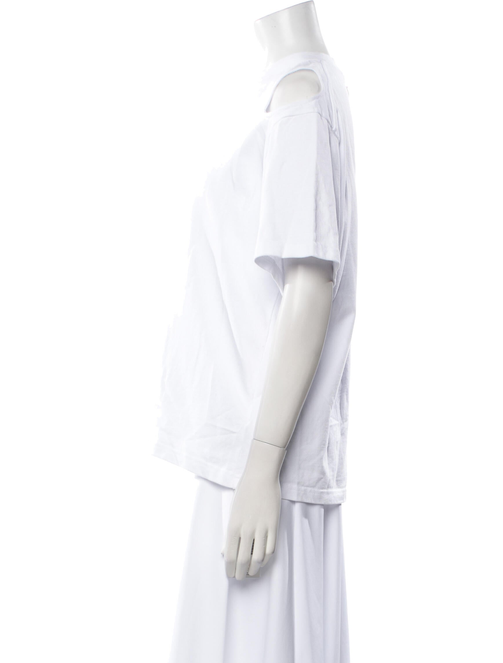 Victoria Beckham Crew Neck Short Sleeve T-Shirt