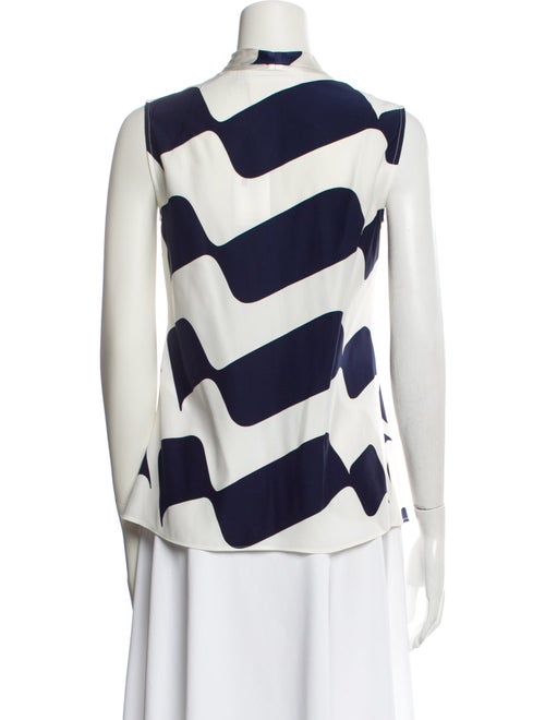 Victoria Beckham Silk Printed Blouse