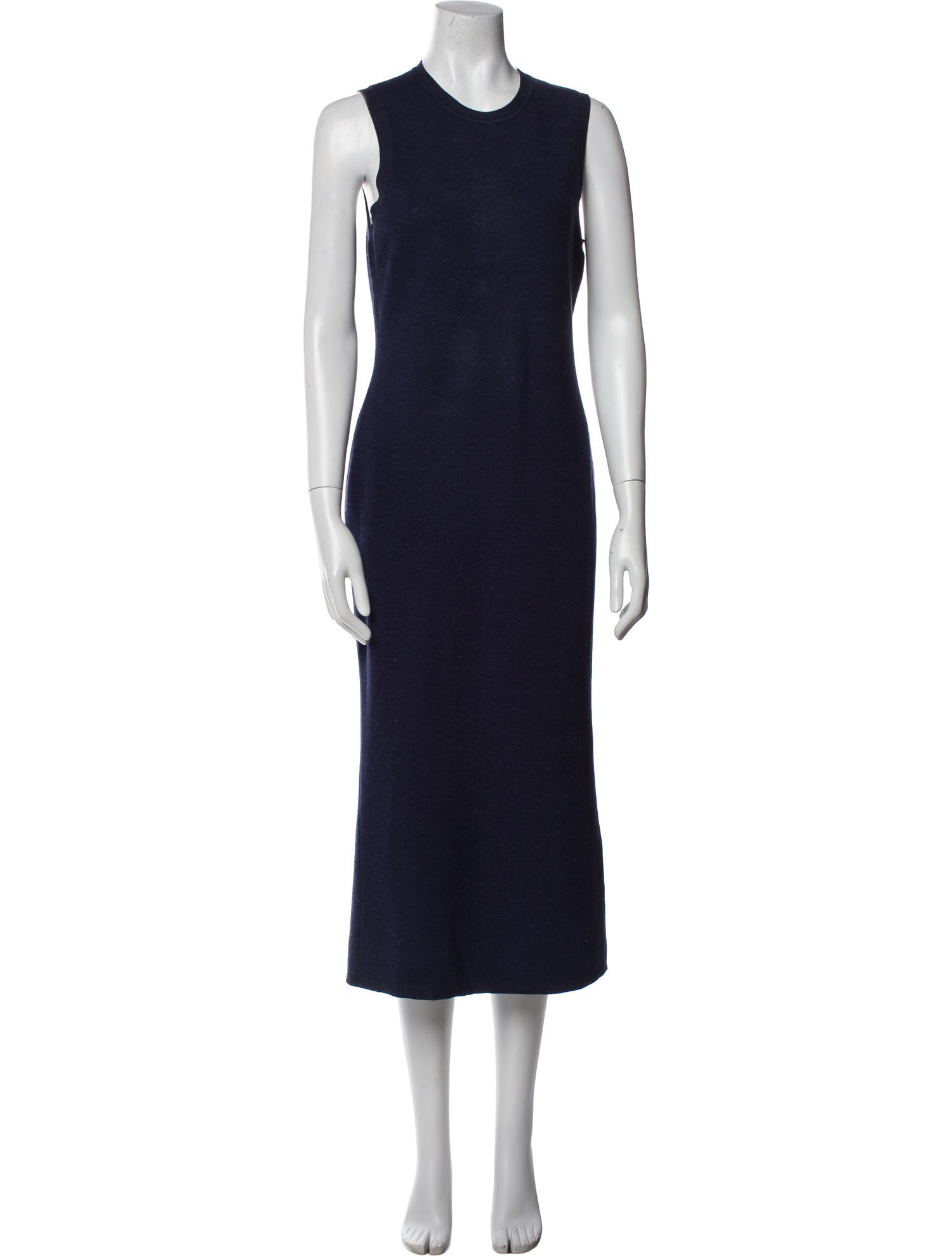 Victoria Beckham Crew Neck Long Dress