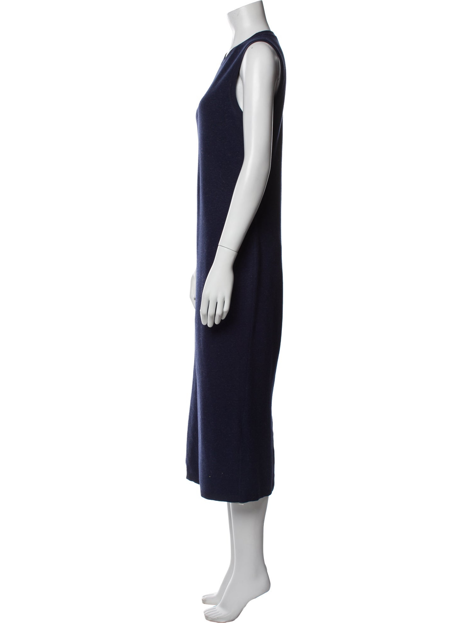 Victoria Beckham Crew Neck Long Dress