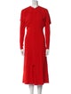 Victoria Beckham Crew Neck Long Dress