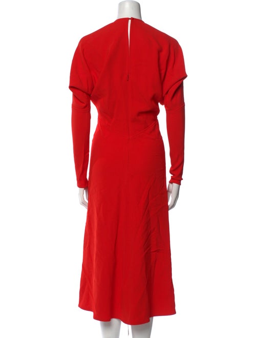 Victoria Beckham Crew Neck Long Dress