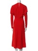 Victoria Beckham Crew Neck Long Dress