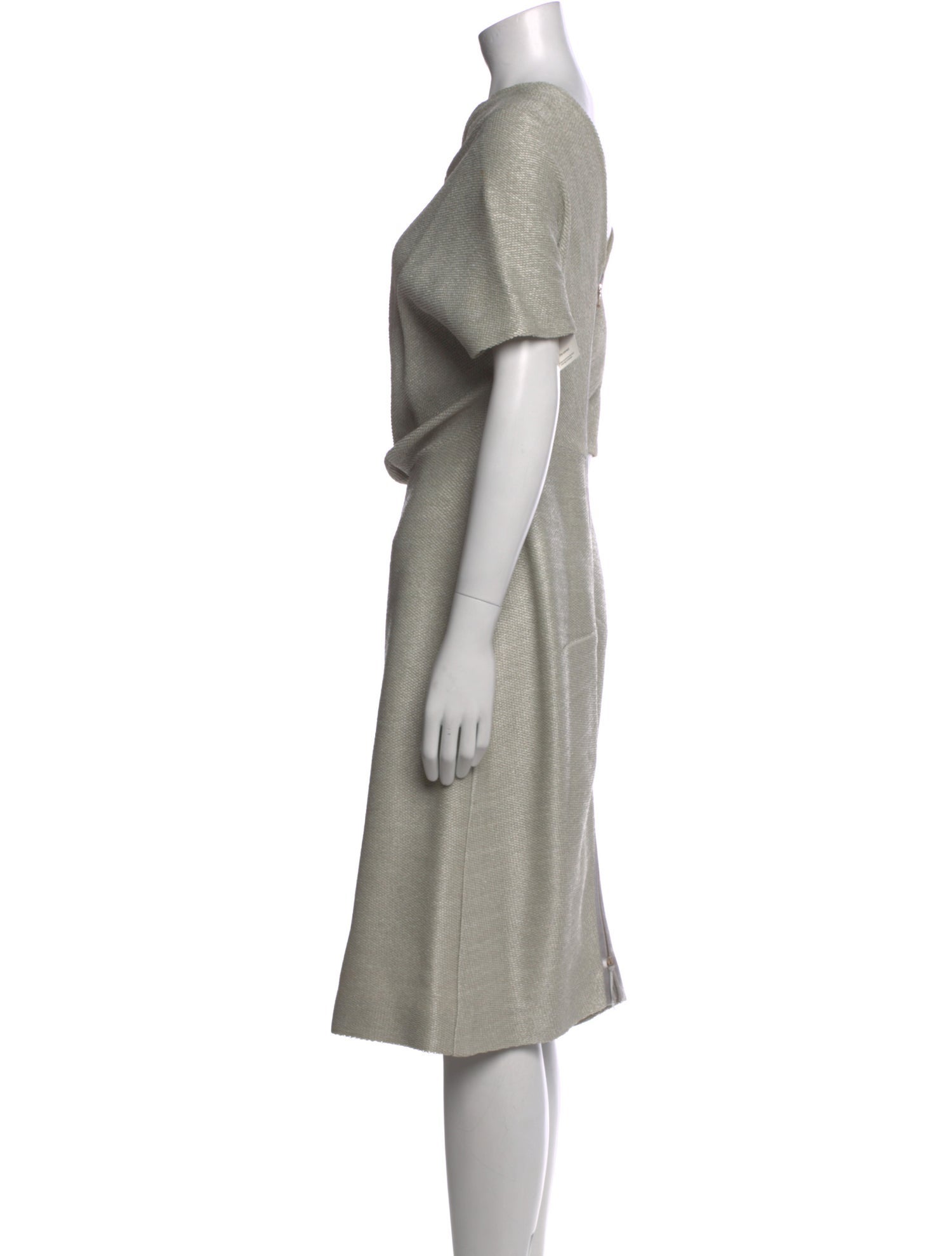 Victoria Beckham Cowl Neck Long Dress