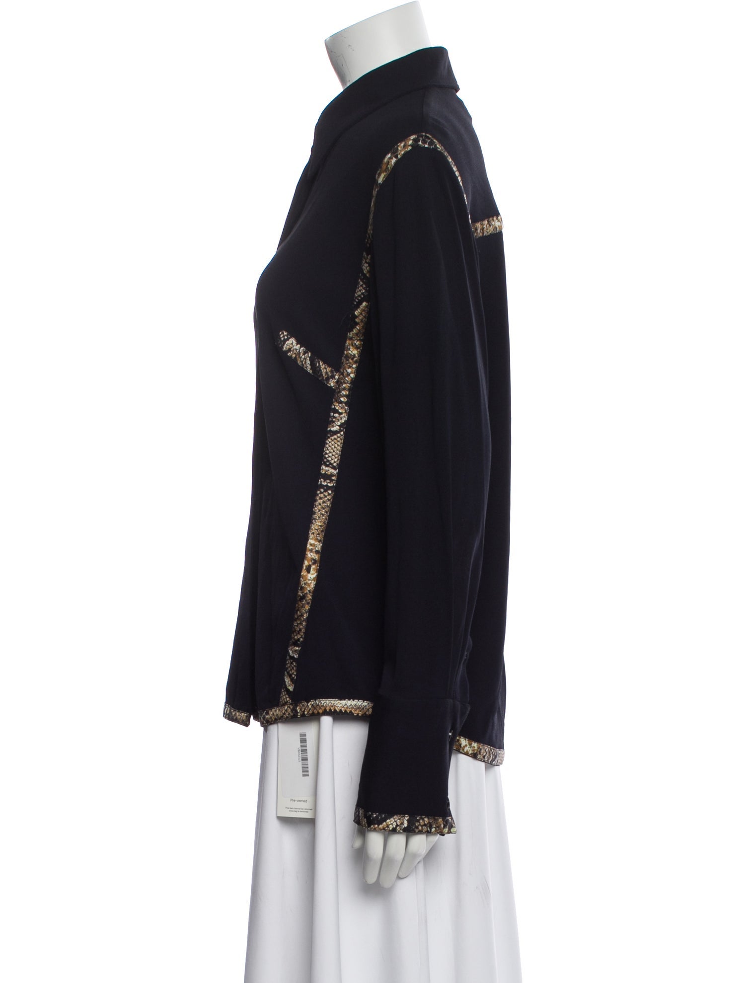 Victoria Beckham Long Sleeve Button-Up Top