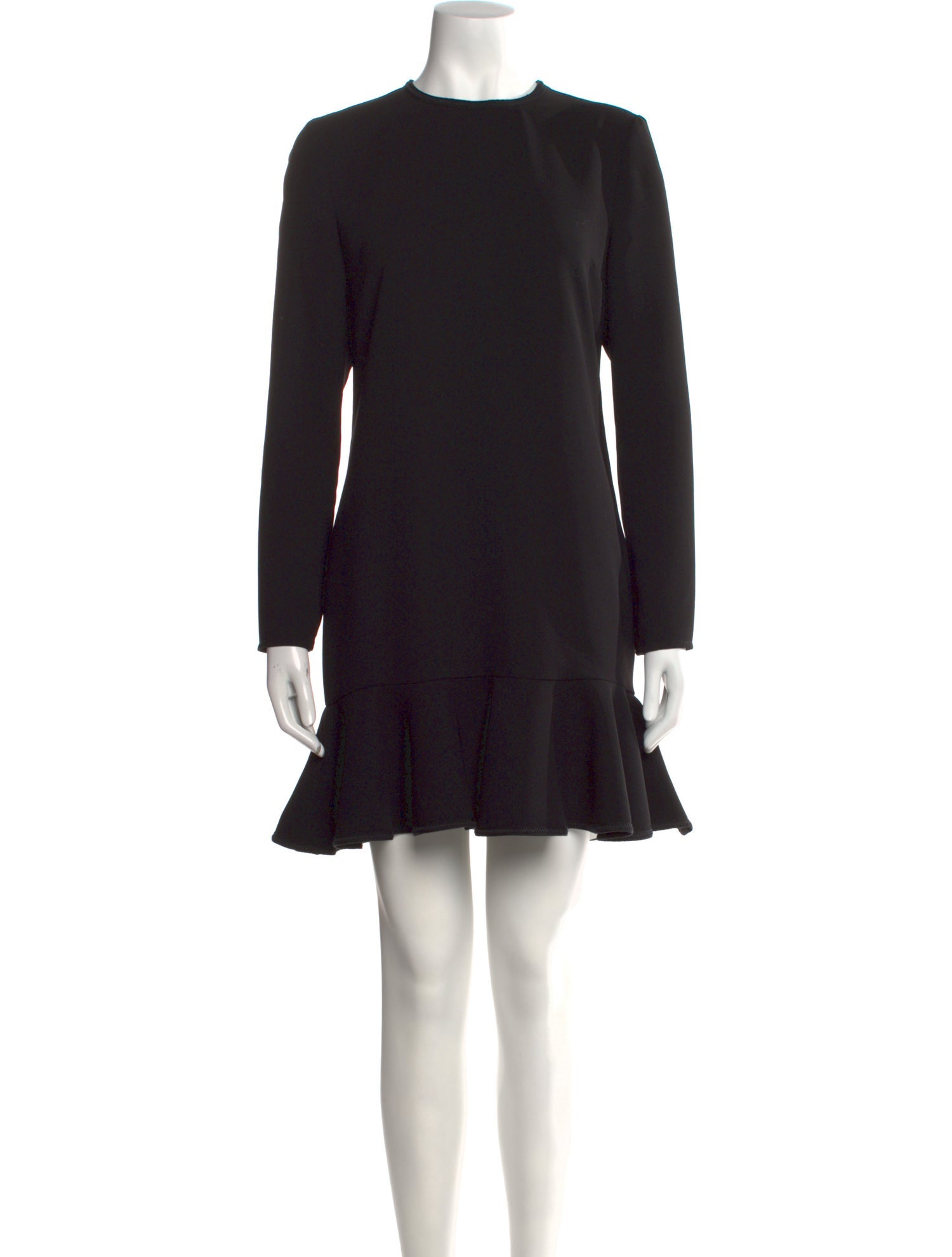 Victoria Beckham Crew Neck Mini Dress