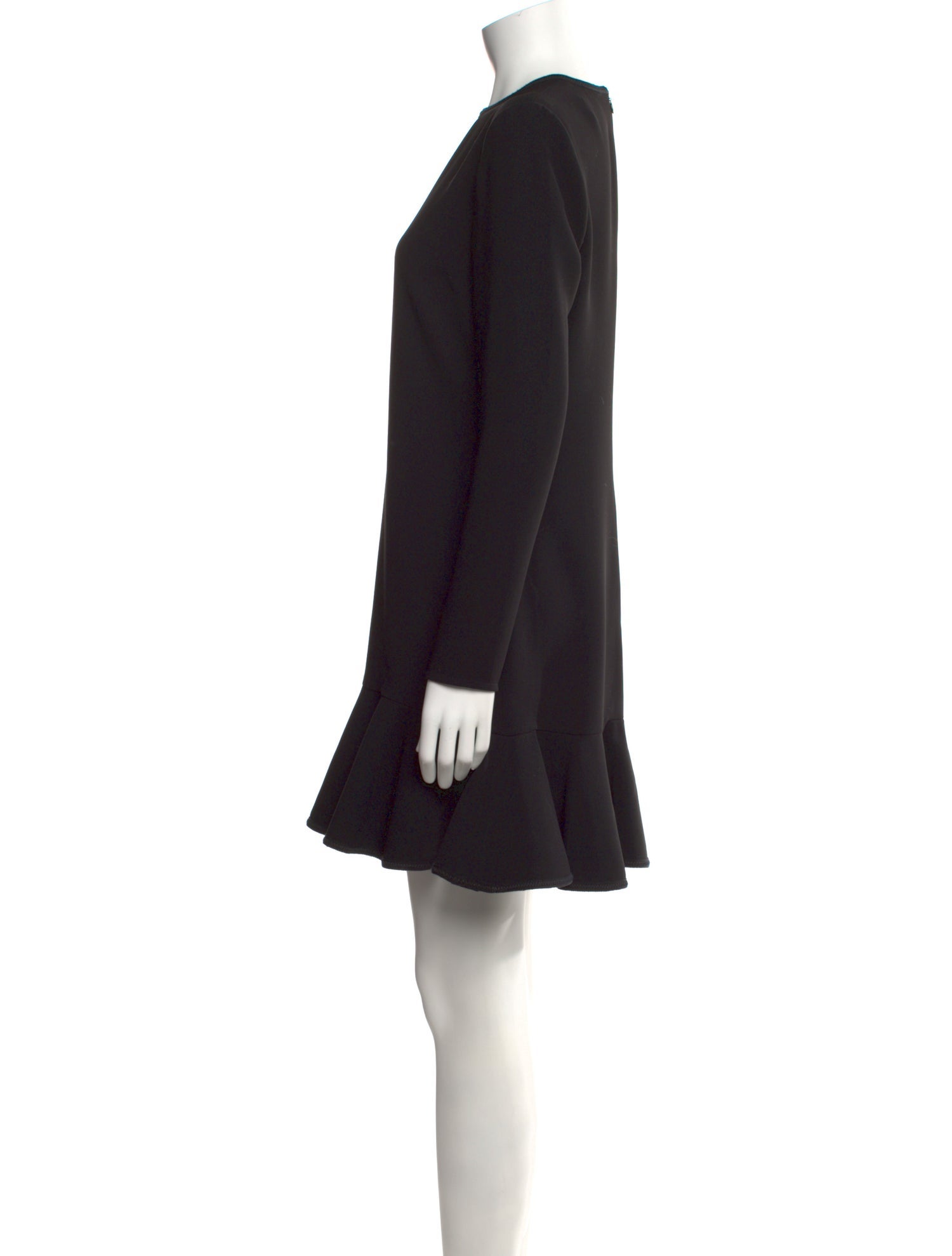 Victoria Beckham Crew Neck Mini Dress