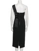 Victoria Beckham One-Shoulder Midi Length Dress