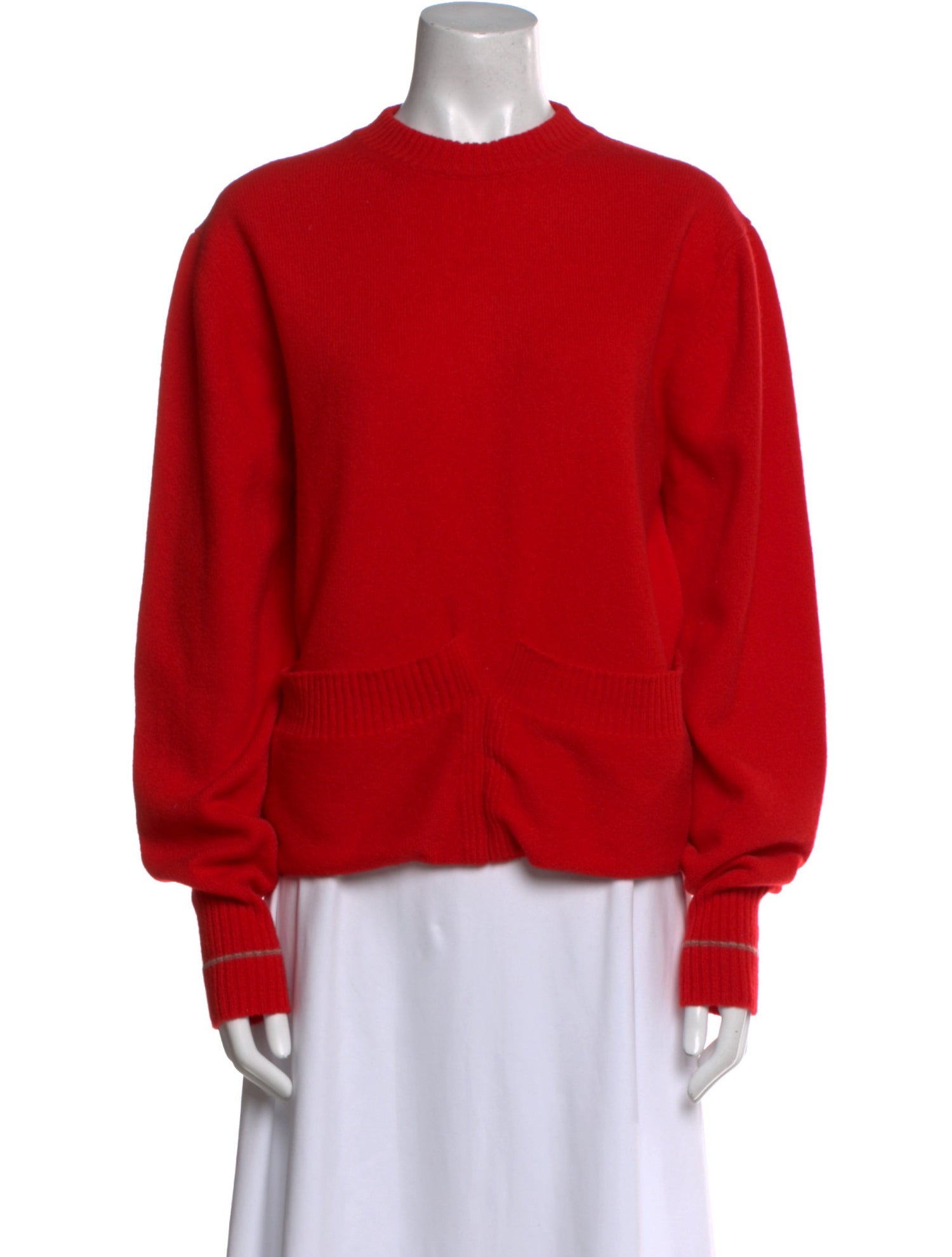Victoria Beckham Wool Mock Neck Sweater