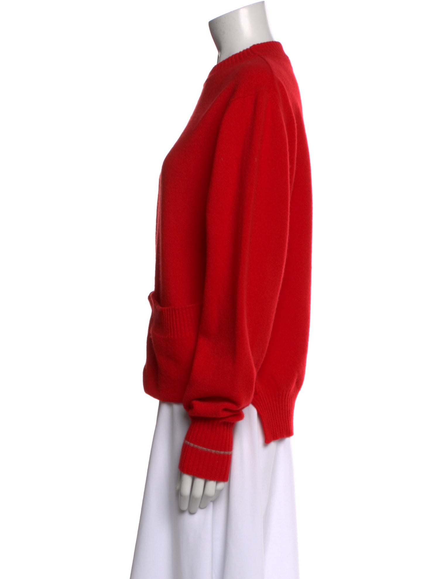 Victoria Beckham Wool Mock Neck Sweater