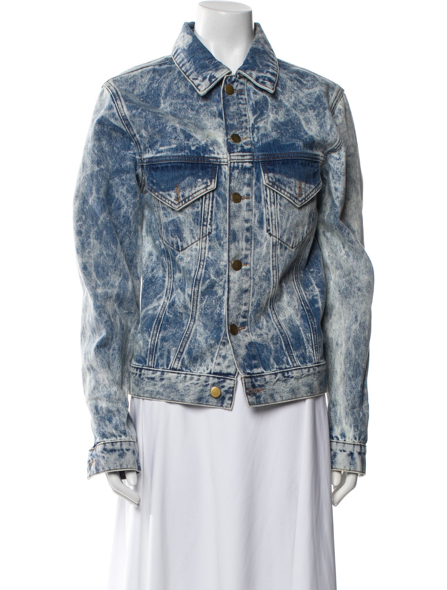 Victoria Beckham Printed Denim Jacket