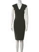 Victoria Beckham V-Neck Knee-Length Dress